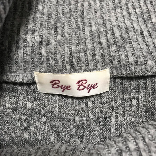 ByeBye(バイバイ)のbyebye  ニット　タートルネック　グレー レディースのトップス(ニット/セーター)の商品写真