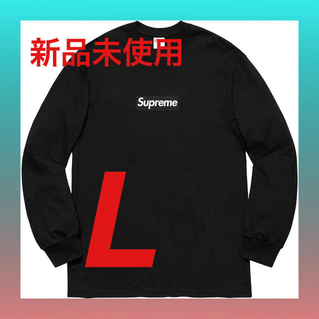 BlackSIZESupreme Box Logo L/S Tee Black Large 黒 L