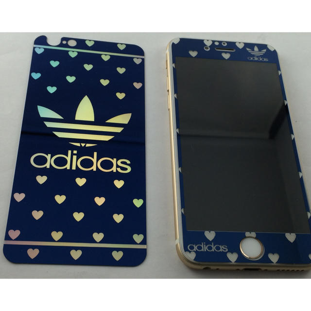 adidas(アディダス)の海外限定アディダスアイフォン6強化ガラス スマホ/家電/カメラのスマホアクセサリー(保護フィルム)の商品写真