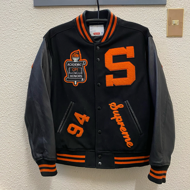 supreme スタジャン Team Varsity Jacket Box