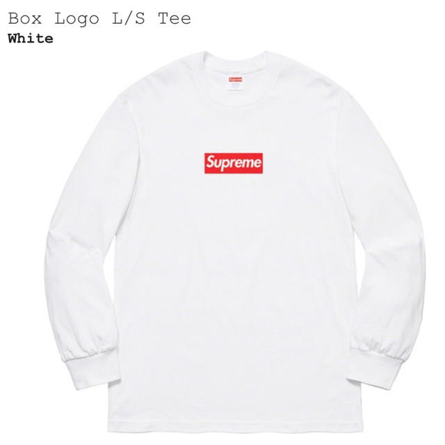 Tシャツ/カットソー(七分/長袖)Supreme Box Logo L/S Tee シュプリーム ボックス ロゴ