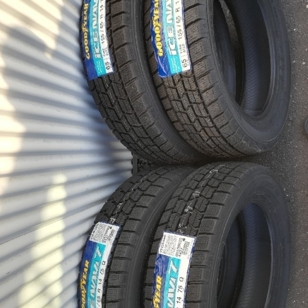 Goodyear   新品スタッドレスタイヤアイスナビ７ r ムーブ軽