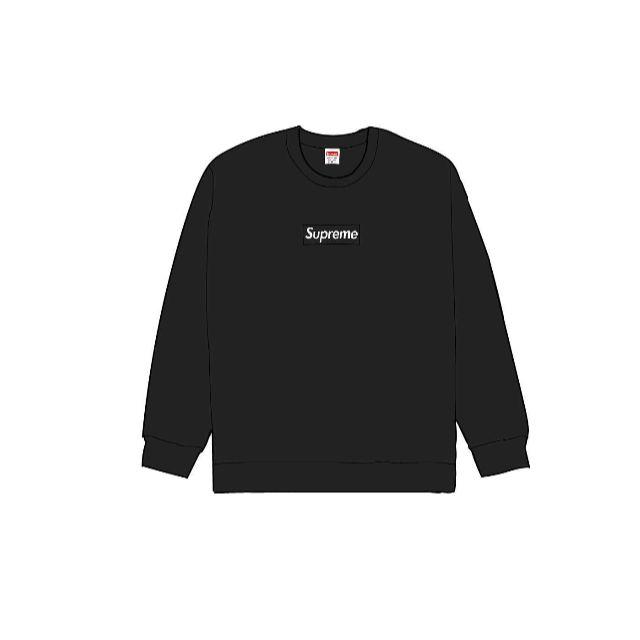 送込 L Supreme Box Logo L/S Tee Black