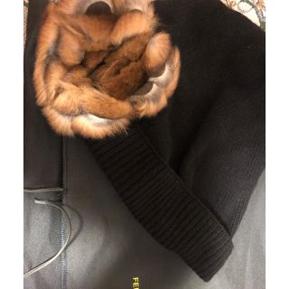 フェンディ(FENDI)の美品フェンディ　お上品ニットキャップ(ニット帽/ビーニー)