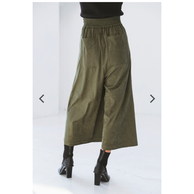 ALEXIA STAM  warap wide eco suede pants