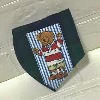 ポロラルフローレン(POLO RALPH LAUREN)の#️⃣80🌸ノーズワイヤー🐻ラルフポロベア(ラグビー)緑黒立体インナーマスク(その他)