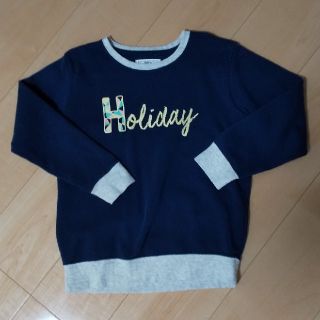 ikka 裏起毛トレーナー 130(Tシャツ/カットソー)