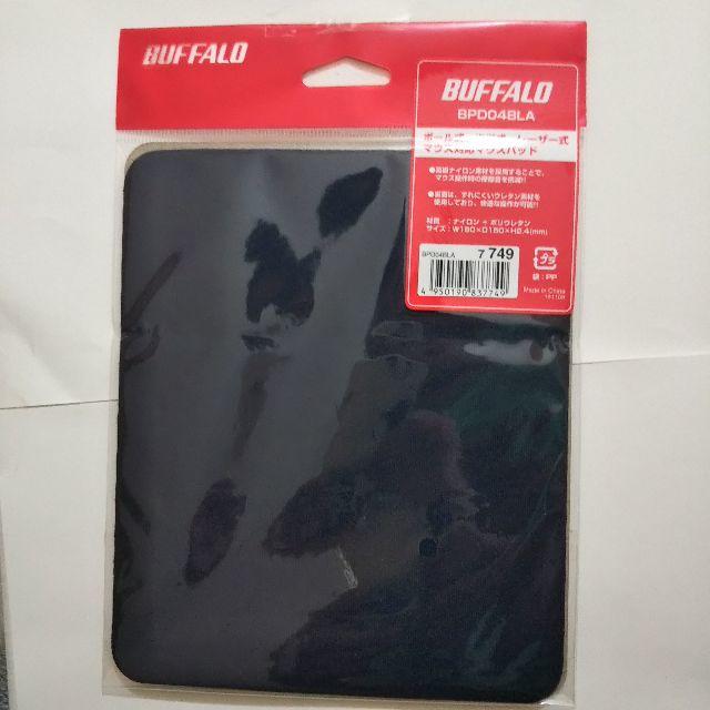 Buffalo(バッファロー)の【新品未開封 10枚】BUFFALO バッファロー マウスパッド ブルー  スマホ/家電/カメラのPC/タブレット(PC周辺機器)の商品写真