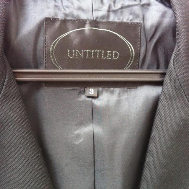 UNTITLED(アンタイトル)のアンタイトル美品ジャケット レディースのフォーマル/ドレス(スーツ)の商品写真