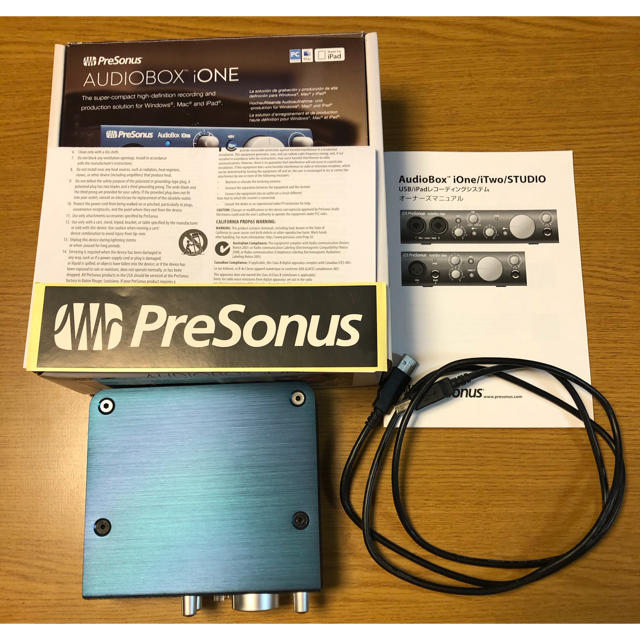 PreSonus AudioBox iOne オーディオインターフェイス 楽器のDTM/DAW(オーディオインターフェイス)の商品写真