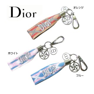 ディオール(Dior)のDior ミサンガキーリング(ブルー) ✰︎ 新品未使用/未開封 ✰︎(キーホルダー)