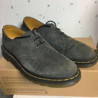 ドクターマーチン(Dr.Martens)のDr.martens 3ホールブーツ　スエード素材　グレー(ブーツ)