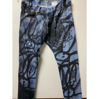 skoloct  paint denim