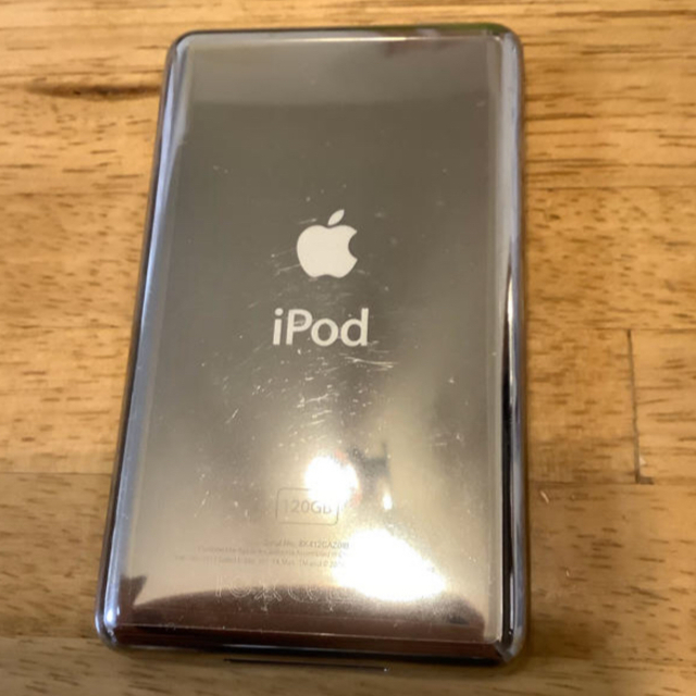 赤色 iPod classic 第6世代 128GB SSD換装ポータブルプレーヤー