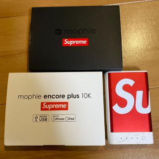 シュプリーム(Supreme)のSupreme Mophie Encore Plus 10K(バッテリー/充電器)