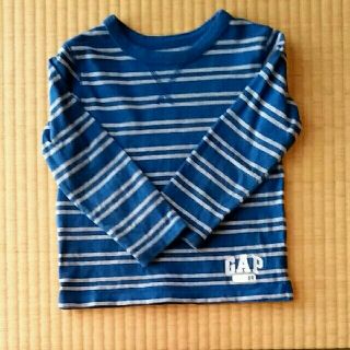 ベビーギャップ(babyGAP)の長袖　ボーダー　ロンT　100(Tシャツ/カットソー)