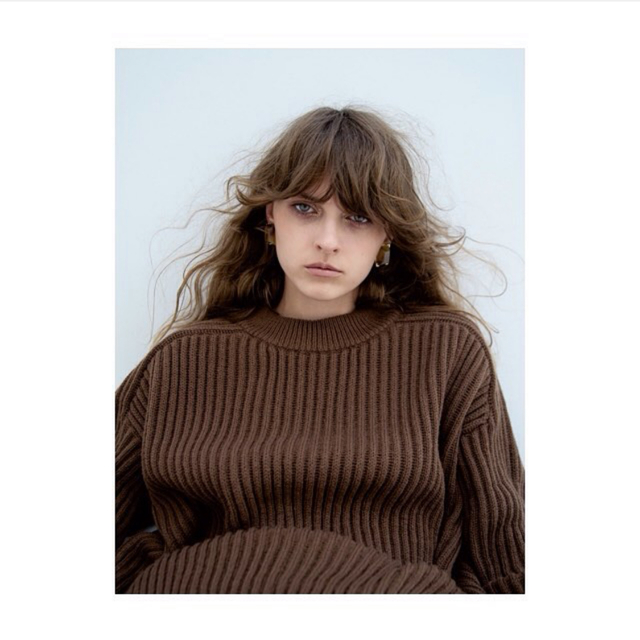 moussy(マウジー)のMOUSSY リブニットトップス レディースのトップス(ニット/セーター)の商品写真