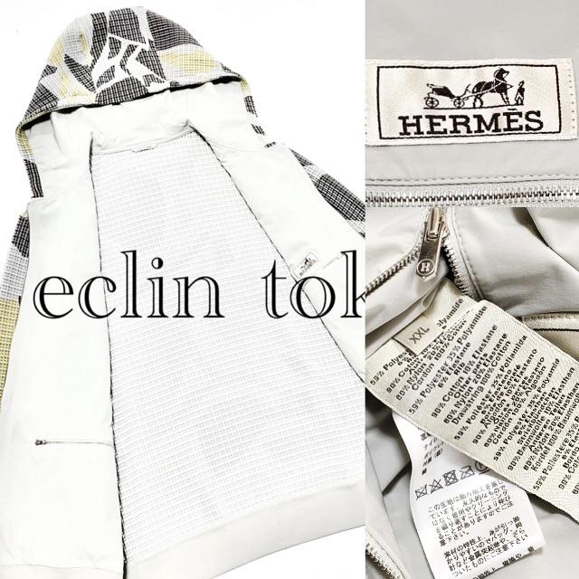 Hermes(エルメス)のHERMES 《2019ss》パーカー ブルゾン ジャケット E2280 メンズのジャケット/アウター(スカジャン)の商品写真