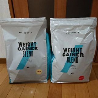 マイプロテイン(MYPROTEIN)のマイプロテイン ウエイトゲイナー バニラ5kgストロベリー5kg(プロテイン)