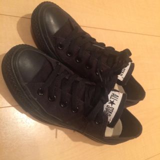 コンバース(CONVERSE)のconverse 黒スニーカー(スニーカー)