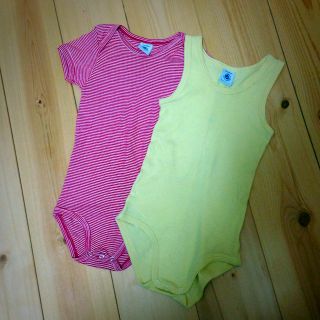 プチバトー(PETIT BATEAU)の♡プチバトー24m/86cm夏用セット♡(ロンパース)