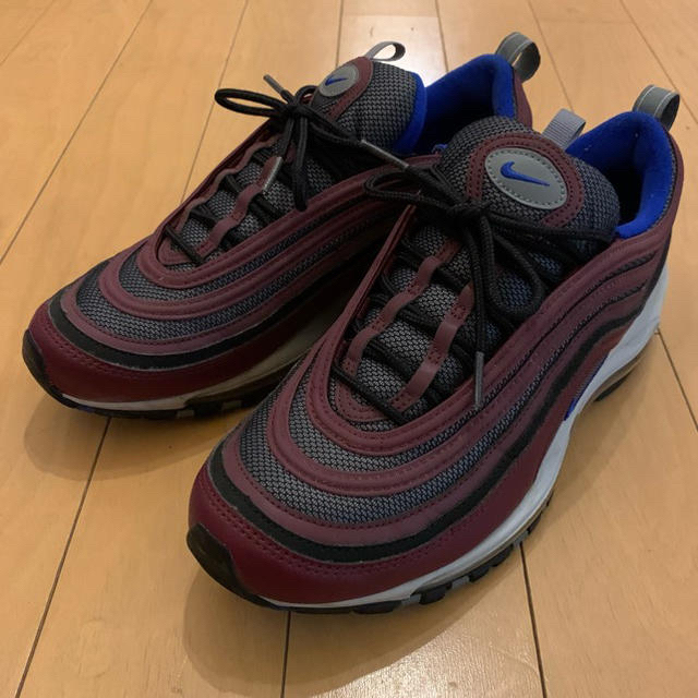 NIKE(ナイキ)の美中古！ナイキ/AIR MAX97/マルーンxナイトグレー/ワインカラー メンズの靴/シューズ(スニーカー)の商品写真