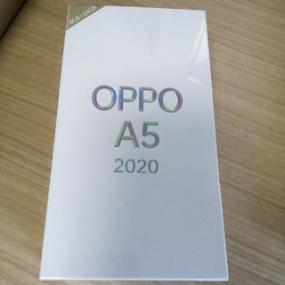 ラクテン(Rakuten)のOPPO A5 2020 ブルー 新品未開封楽天モバイル (スマートフォン本体)