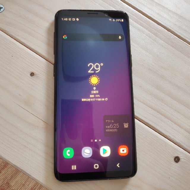 Galaxy(ギャラクシー)のギャラクシーs9　シムロック解除済み　au利用制限○ スマホ/家電/カメラのスマートフォン/携帯電話(スマートフォン本体)の商品写真