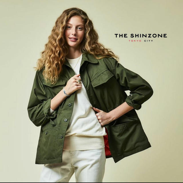 【10/25まで値下げ】Shinzone フィールドジャケット カーキ 36