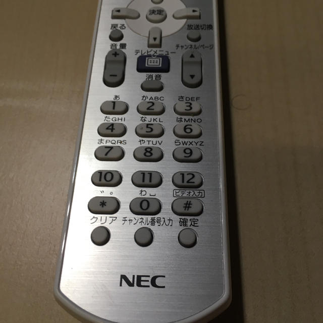 NEC(エヌイーシー)のNECリモコン　新品同様 スマホ/家電/カメラのPC/タブレット(PCパーツ)の商品写真