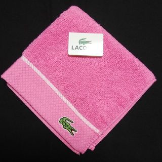 ラコステ(LACOSTE)のLACOSTEタオルハンカチ(ハンカチ)