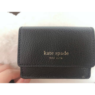 ケイトスペードニューヨーク(kate spade new york)のケイト・スペード 三つ折財布 黒(財布)
