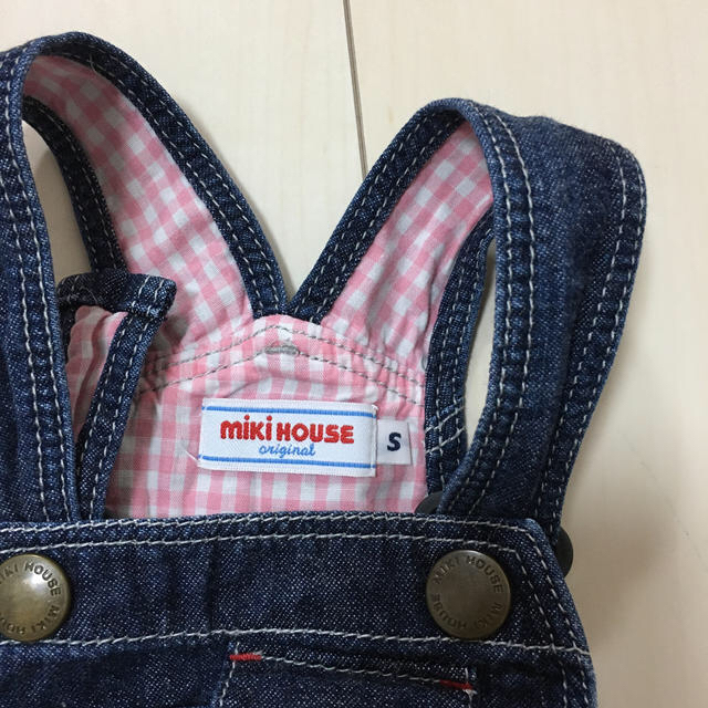 mikihouse(ミキハウス)のMIKIHOUSE ミキハウス 70-80 ジャンパースカート オーバーオール キッズ/ベビー/マタニティのベビー服(~85cm)(カバーオール)の商品写真