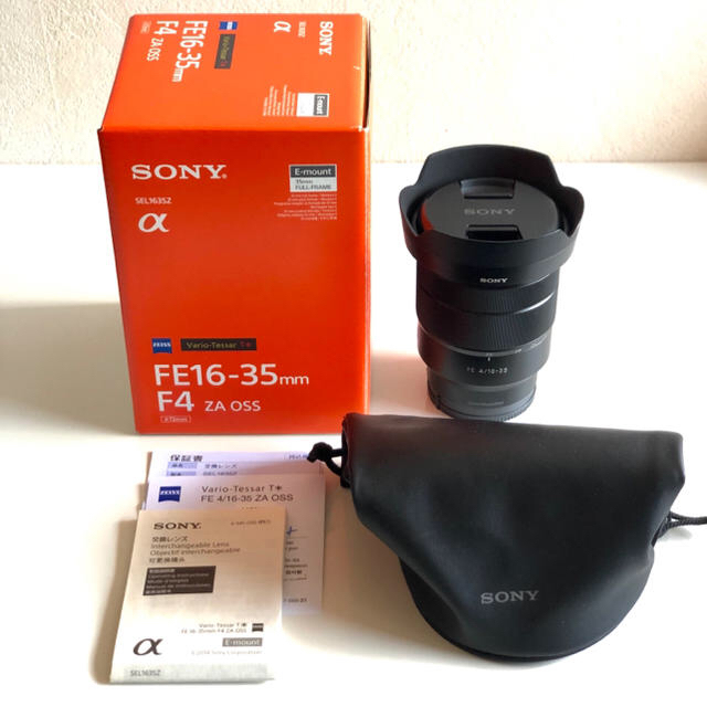 雑誌で紹介された 16-35mm FE - SONY F4 SEL1635Z OSS ZA レンズ(ズーム)