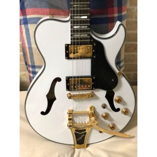 エピフォン(Epiphone)の【希少！】Greg Bennett RL4LTD White セミアコ  エレキ(エレキギター)