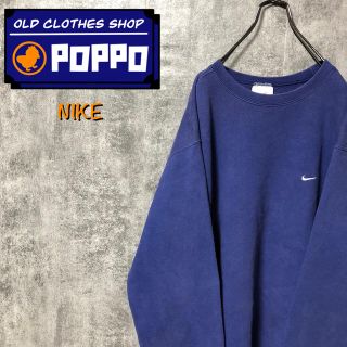 ナイキ(NIKE)の【ran様専用】ナイキ☆USA製白タグワンポイント刺繍ロゴビッグスウェット(スウェット)