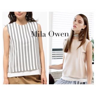 ミラオーウェン(Mila Owen)のMila Owen ノースリダブルクロスブラウス(シャツ/ブラウス(半袖/袖なし))