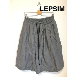 レプシィム(LEPSIM)のLEPSIM  スカート　チェック　千鳥格子　フリーサイズ (ひざ丈スカート)