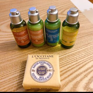 ロクシタン(L'OCCITANE)の新品　ロクシタン 石鹸&ミニボトルセット　シャンプー　ローション　ギフトセット(ボディソープ/石鹸)