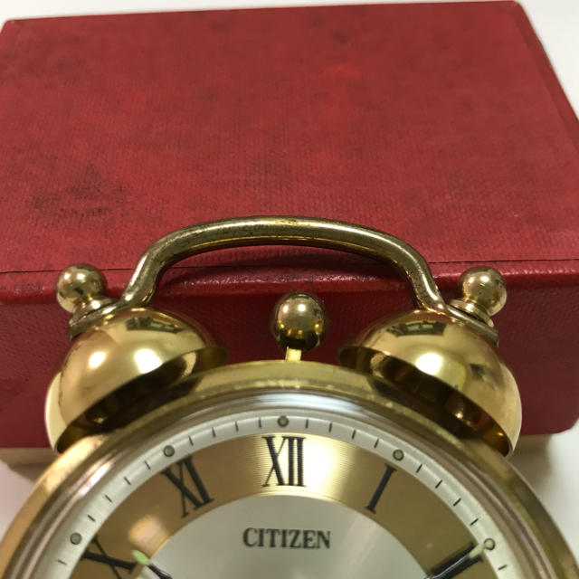 CITIZEN(シチズン)のツインベルG 型番85408 インテリア/住まい/日用品のインテリア小物(置時計)の商品写真