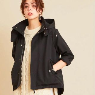 ビューティアンドユースユナイテッドアローズ(BEAUTY&YOUTH UNITED ARROWS)の☆美品☆ボアライナー付きマウンテンパーカー　黒(スプリングコート)