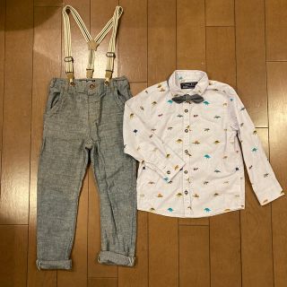 ネクスト(NEXT)のNEXT  恐竜柄シャツ・ズボン　セット(シャツ/カットソー)