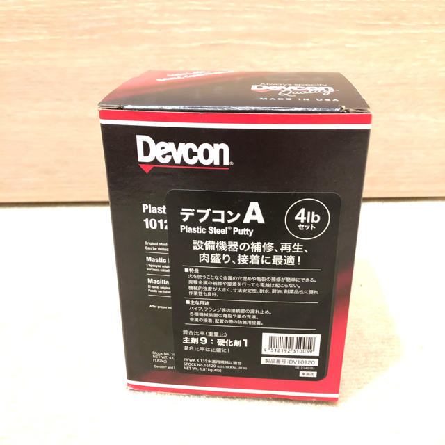 在庫限り ITW Devcon デブコン AQ 0.5kg 1ケース6個入り 非劇物 鉄粉含有パテ 速硬化タイプ