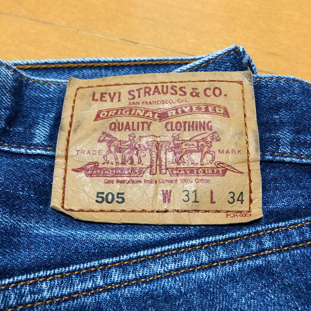 Levi's(リーバイス)の【こんちゃんさん専用‼️】リーバイス デニム ジーンズ　505  W31  L3 メンズのパンツ(デニム/ジーンズ)の商品写真