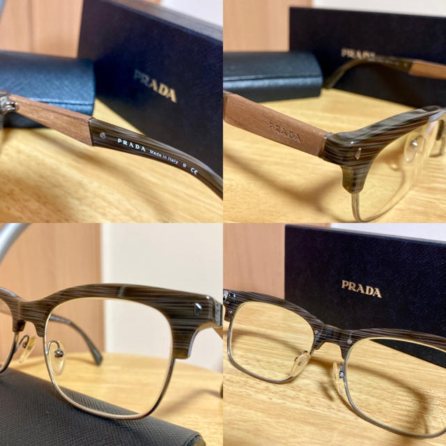 PRADA(プラダ)の【PRADA／プラダ】ヴィンテージグラス 眼鏡 メガネ レディースのファッション小物(サングラス/メガネ)の商品写真