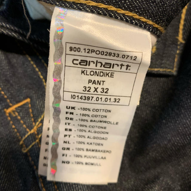 carhartt(カーハート)のcarhartt デニムパンツ　W32 メンズのパンツ(デニム/ジーンズ)の商品写真