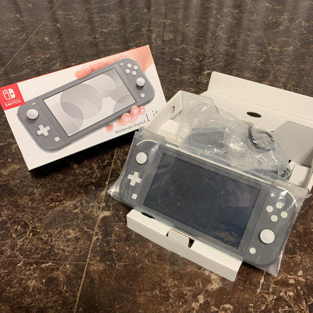 Nintendo Switch Lite グレー 本体 美品 スイッチライト - 0