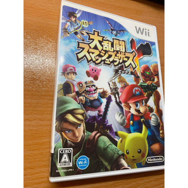 Wii(ウィー)の大乱闘スマッシュブラザーズＸ　Wii エンタメ/ホビーのゲームソフト/ゲーム機本体(家庭用ゲームソフト)の商品写真