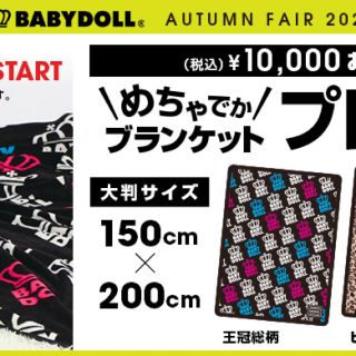 ベビードール(BABYDOLL)のBABYDOLL⭐︎ベビードール　ブランケット　ノベルティー　新品未開封(おくるみ/ブランケット)