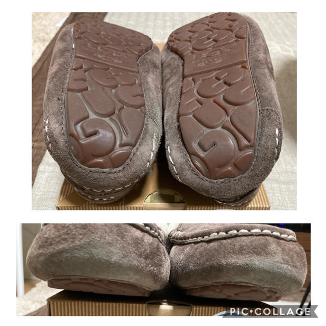 UGG(アグ)のUGG アグ アンスレー モカシン チョコレート ブラウン 23cm 6 レディースの靴/シューズ(スリッポン/モカシン)の商品写真